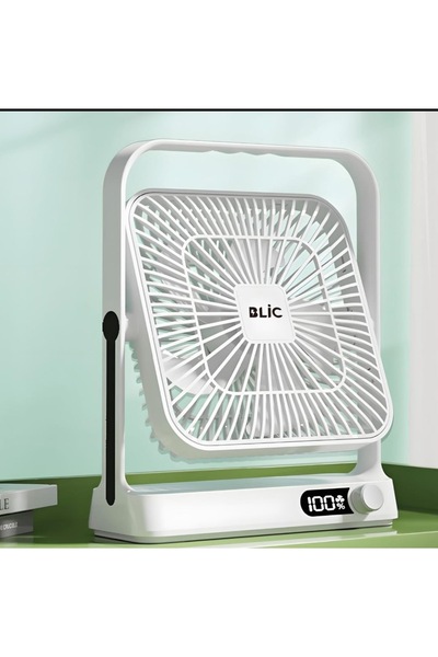 Blic ROSE TEKNOLOJİ DİGİTAL GÖSTERGELİ 2200 RPM 5 KANATLI AYARLANABİLİR MASAÜSTÜ SOĞUTUCU FAN