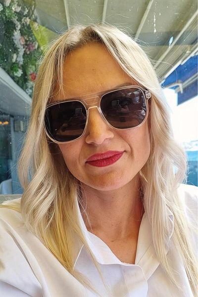 Mood Agenda Unisex Fancy Vintage Square Model Sunglasses