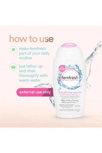 Femfresh غسول لطيف للمناطق الحساسة بالتوت البري من فيم فريش , 250 مل
