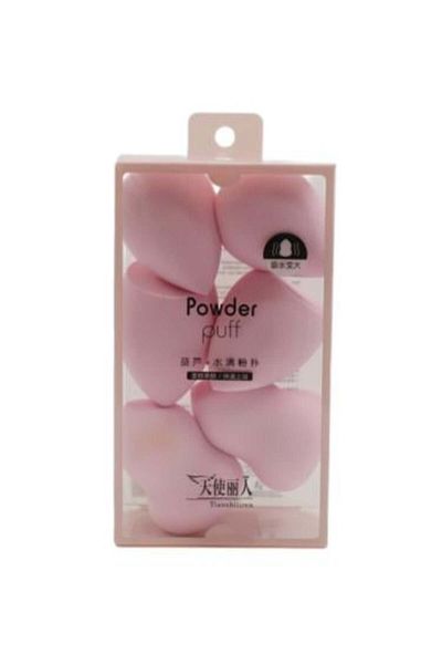 Salon System Makeup Sponge Set, 6 Pieces - Multiple Colors