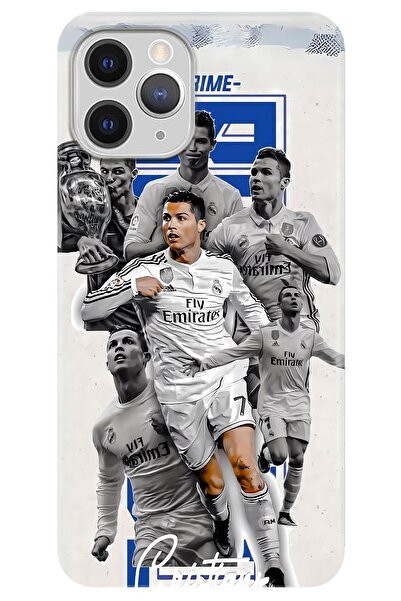 Lopard Apple iPhone 11 Pro Max Case Phone Case Covers 1 Cristiano Ronaldo White