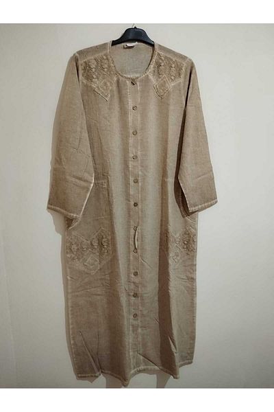 anne moda ankara 1ης ποιότητας, πλυμένο βαμβακερό, με κουμπιά φεράζε/παραγενέστερο