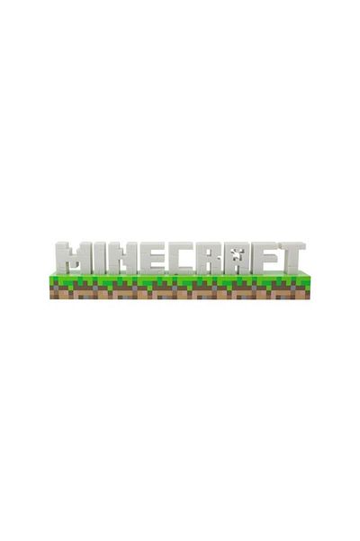 Paladone Lampa De Veghe Minecraft Logo, 42 cm, Multicolor