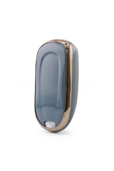 GMA KEYS Opel Astra K and Insignia Grand Compatible Keyless Start Nano Key Case Gray Gold Color