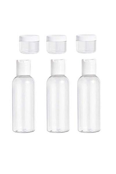 Salon System Transparent Plastic Case Set from Salon System, 6 Pieces