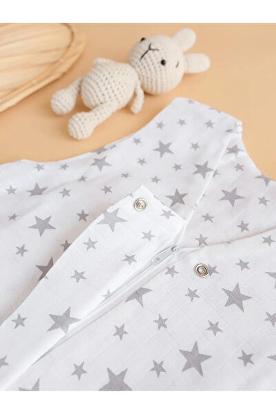 MAGIC PORT Παιδικός υπνόσακος ανοιξιάτικος αμάνικος, υπνόσακος διπλής στρώσης μουσελίνα, εποχιακές φόρμες μωρού βιολογικής καλλιέργειας