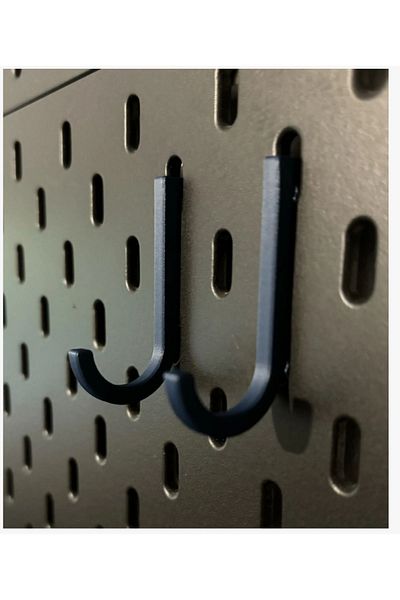 3dmakers Skadis Panel Compatible 3-Piece Hanger Hook Set – Rational Solution for a Tidy Workspace!