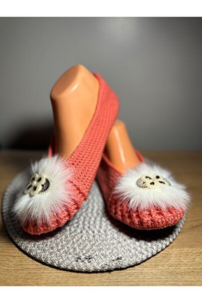 Bağımsız Hand Knitted Felt Sole Boots