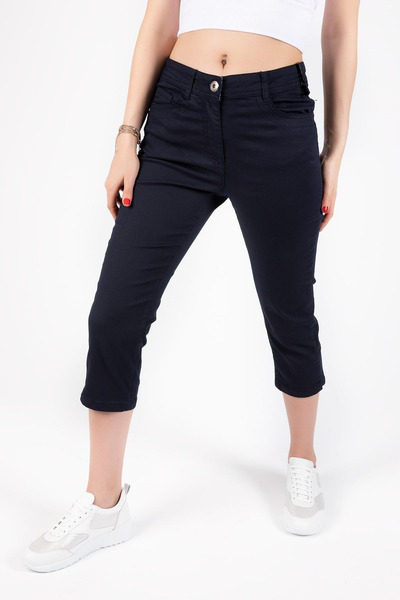 Fibula Silimfit toparlayıcı havuç paça pamuk jeans kapri