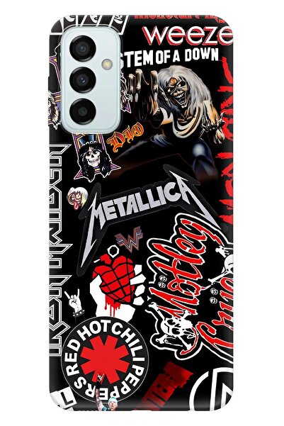 Lopard Cover Case for Samsung Galaxy M23 Covers 44 Metallica Iron Maiden Kiss