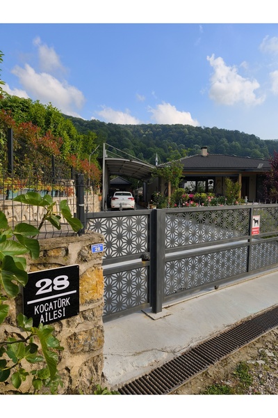 plexim Villa, ev, apartman kapı önü aile isimlik ve numaralık