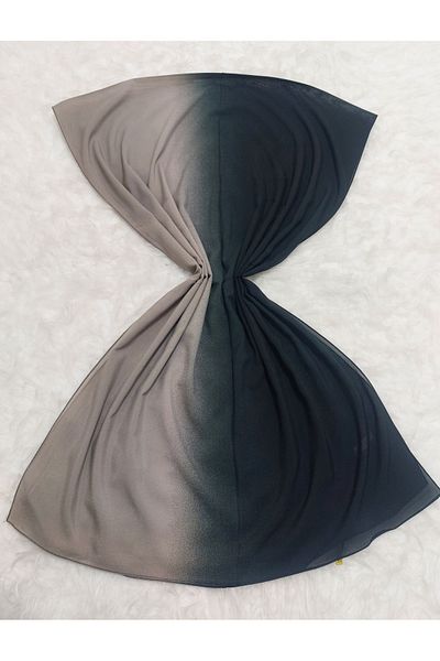 istanbul prensesleri Patterned Chiffon Shawl Gradient Model Soft - Flexible - Soft
