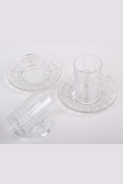 Generic Tea and coffee cups set with saucers