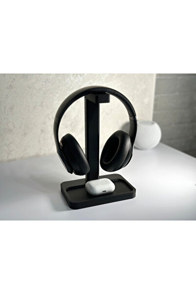 Genel Markalar Tepsili Kulaklık Standı Minimalist Tasarım