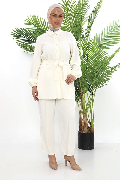TUNİK Women's Double Tunic Suit with Pants