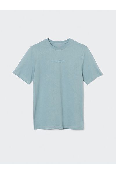 LC Waikiki Tricou pentru bărbați din bumbac pieptănat cu decolteu