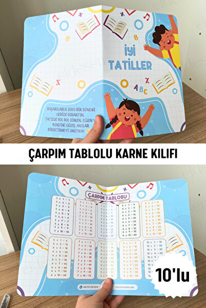 Eldesen Tasarım 10 قطع من حافظة بطاقة الدراسات مقاس 23 × 33 سم هدية تخرج المدرسة