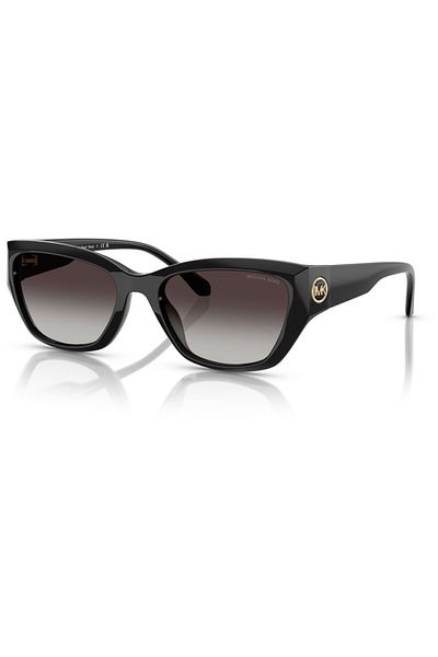 Michael Kors نظارة شمسية بيرل ريفر نسائية بتصميم غير منتظم - MK 2242D - مقاس العدسة: 56 مم - أسود