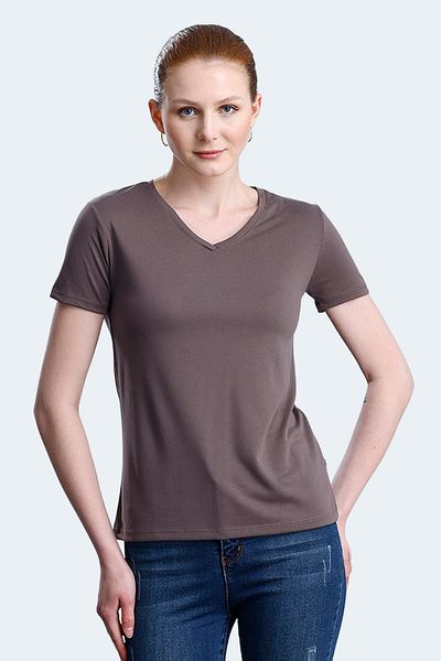 Slazenger Γυναικείο T-Shirt PERICAS Καφέ