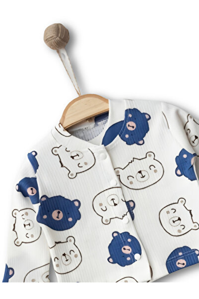 GizaKids %100 Pamuklu Erkek Bebek Pijama Takımı