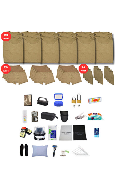 Mrc tactical 24'lü Temel (İhtiyaç) Acemi Asker Seti - Bedelli Askerlik Paketi Malzemeleri