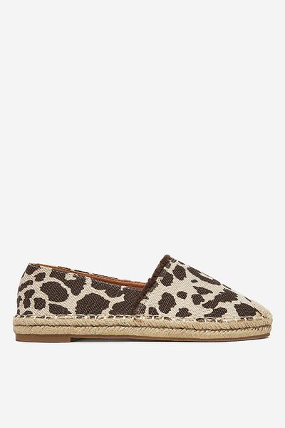 DeeZee Women's Espadrilles low brown flats 40