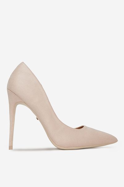 DeeZee Women's Pumps on a high heel low beige stiletto 41