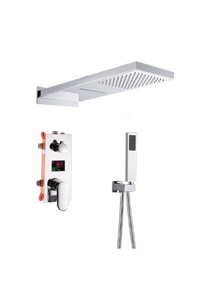 Blackswan Design Shower mixer set, Blackswan, Type M73.12, glossy chrome model, size 55 cm