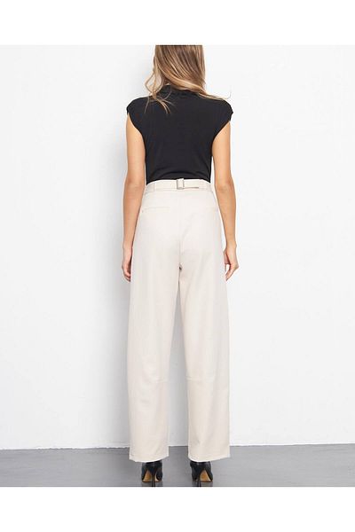 Rift Jeans Double Fabric Baggy Trousers with Back Buckle