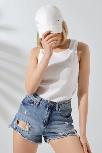 tynemode Women's Halter Neck Ribbed Lycra Body