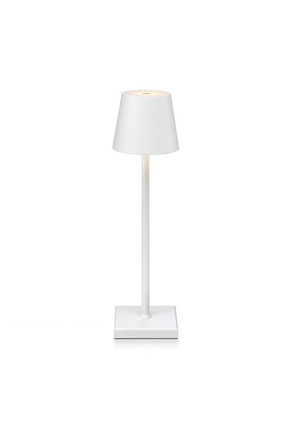 Echo Soul Lampa de masa touch led incarcabila Echo Soul®️,functie de schimbare a intesitatii, Alba