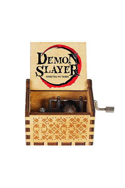 Choice1 صندوق موسيقى خشبي من Demon Slayer1 بتصميم Frozen وDemon Slayer Beauty...