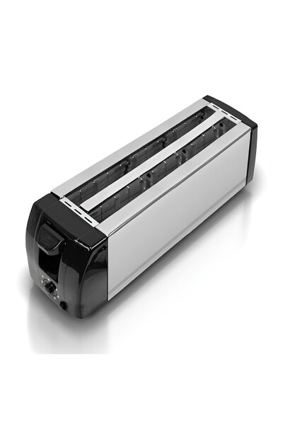 Generic 4 Slice Toaster Stainless Steel Adjustable Browning Cool Touch Fast Heating Easy to Clean Design