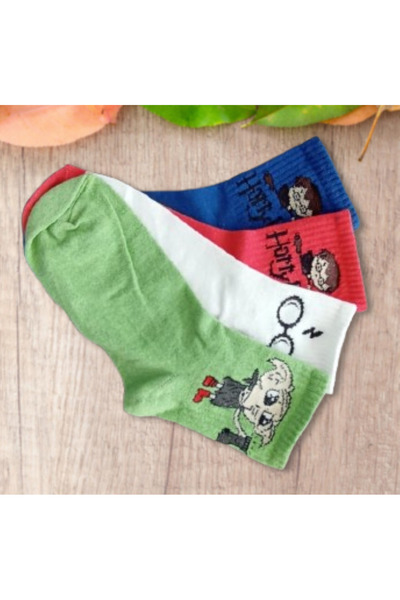 Esinti Дамски Мъжки Чорапи Детски Чорапи Дълги Спортни Чорапи Шарени Чорапи Цветни Чорапи 4 Броя