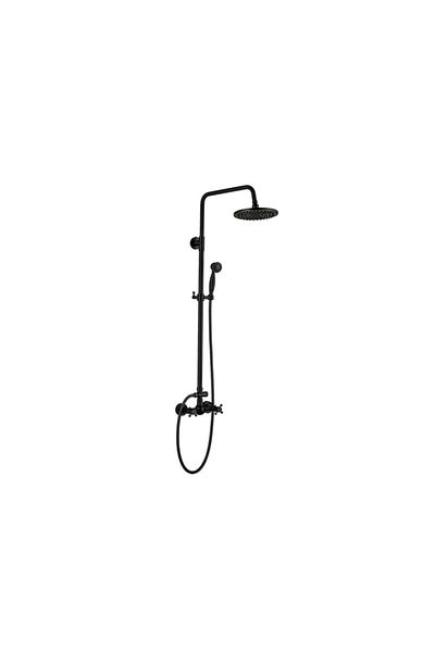 Blackswan Design Shower faucet, Blackswan, Type M17.5, antique black model, size 20 cm