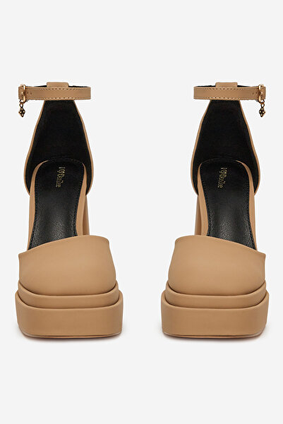 DeeZee Women's Low Heels Beige High Heel Platform 40