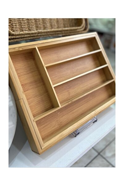 BENİMER Bamboo Drawer Cutlery - Spoon Fork Knife Organizer