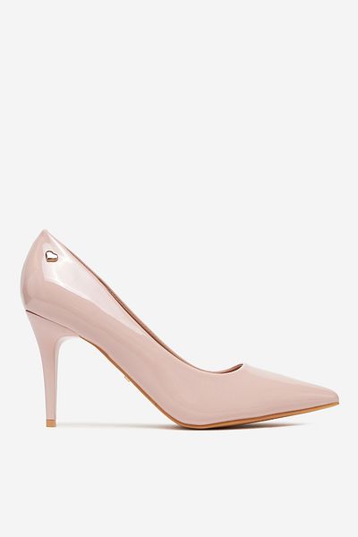 DeeZee Women's Pumps on a high heel low pink stiletto 37