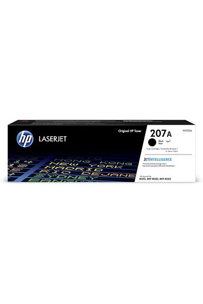 HP Original Black Ink Cartridge for HP Printers Model 207A LaserJet (W2210A)