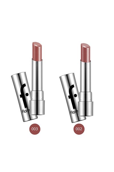 Flormar Sheer Up Lipstick Collection: Soft Pink (02 So You - 03 Rosy Sweet)