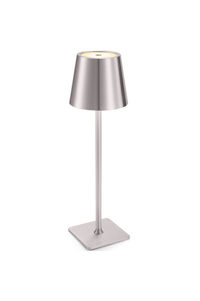 Echo Soul Lampa de masa touch led incarcabila Echo Soul®️, cu control tactil, Argintiu