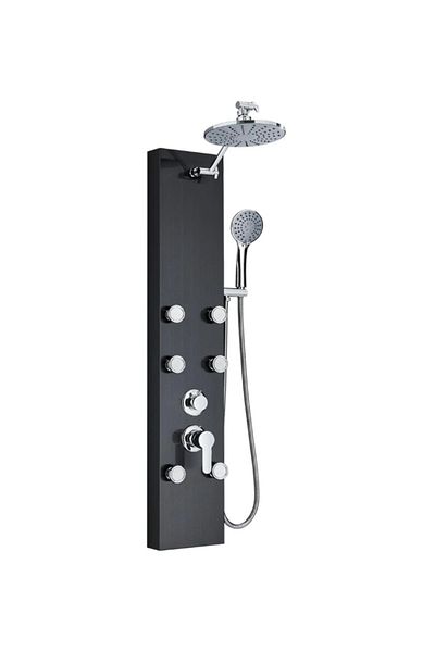 Blackswan Design Panel dus, Blackswan, Tip M7006 model negru cu cap de dus si functii SPA, dimensiune 111 cm