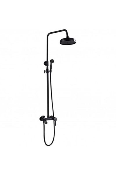 Blackswan Design Shower mixer, Blackswan, Type M68.4, matt black model, size 20 cm