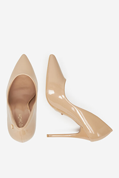 DeeZee Women's Pumps on a high heel low beige stiletto 37
