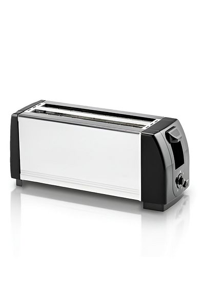 Generic محمصة 4 شرائح من الفولاذ المقاوم للصدأ، تحمير قابل للتعديل، تسخين سريع، تصميم سهل التنظيف