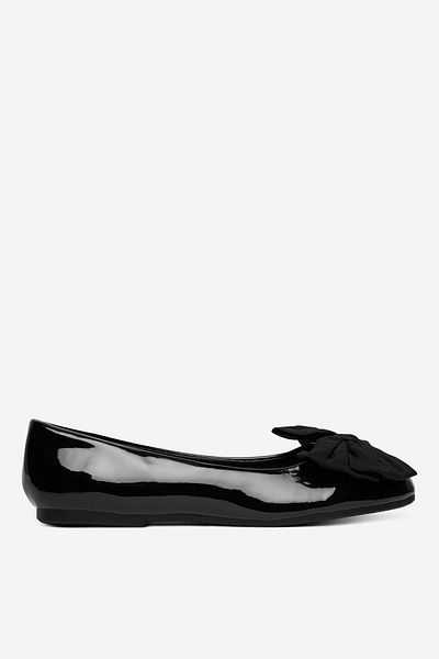 DeeZee Women's Ballerinas Low Black Flats 38