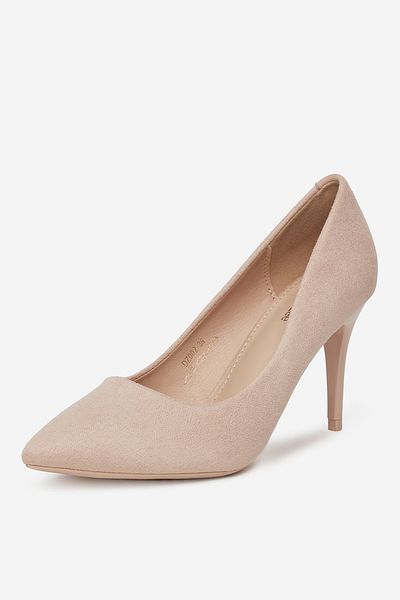 DeeZee Women's Pumps on a high heel low beige stiletto 36
