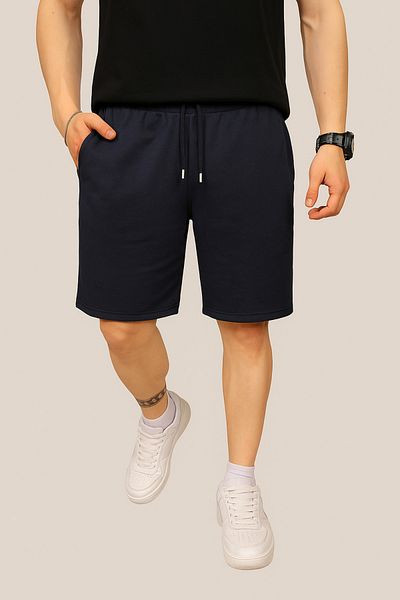EydaMoon Men's Bermuda Regular 2 Thread Basic Summer Relaxed Cut Shorts