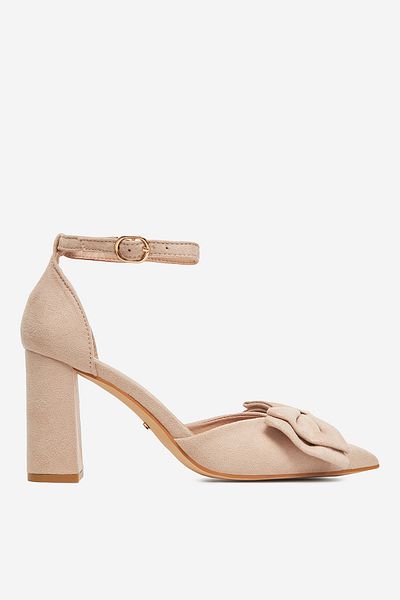 DeeZee Women's Pumps on a block heel low beige block heel 38
