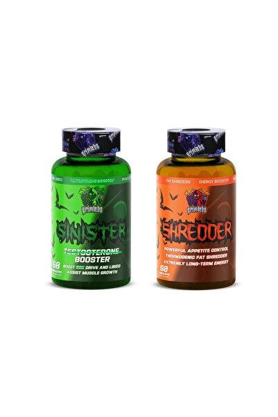 grimlabs Grimlabs Sinister Booster Shredder Fat Burner Test Cuts Definasyon P...